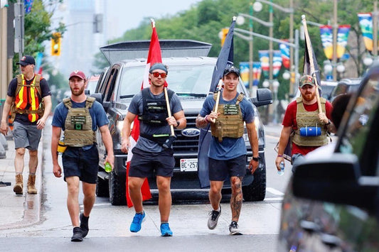 Walk for the Wounded- Vet's Raise $34,875.00 during 175-kilometre walk from Petawawa to Ottawa